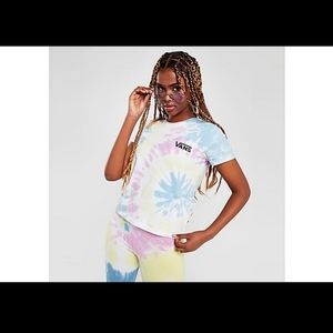 Vans Tie dye croptop size XL
